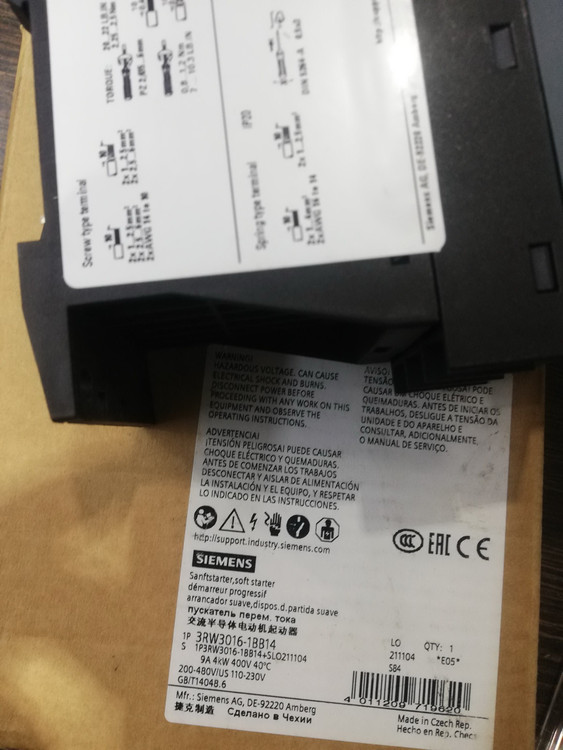 سافت استارتر زیمنس