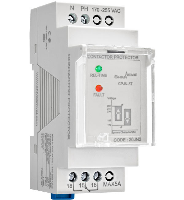 محافظ کنتاکتور شیوا امواج (کنترل فاز تکفاز)20JN2