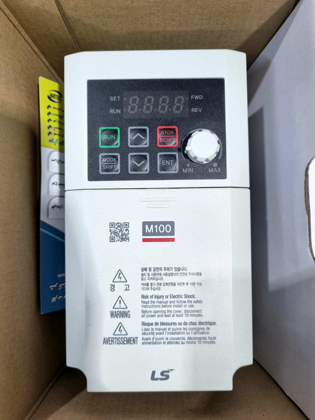 اینورتر 0.75 کیلووات (1 اسب) ال اس LS مدل M100 تک فاز LSLV0008M100_1EOFNS