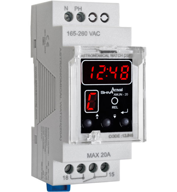 ساعت نجومی 20 آمپر شیوا امواج سری N مدل 12JN6