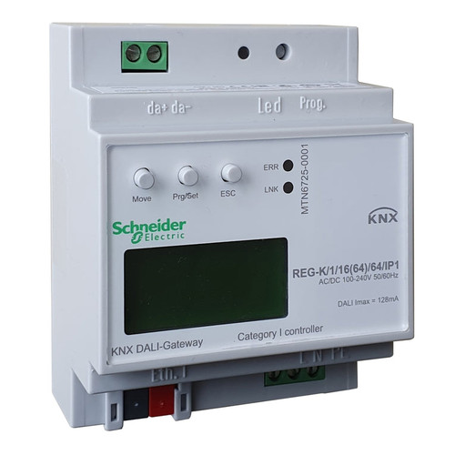کنترلر اشنایدر MTN6725-0001 KNX DALI REG-K/1/16(64)/64/IP1