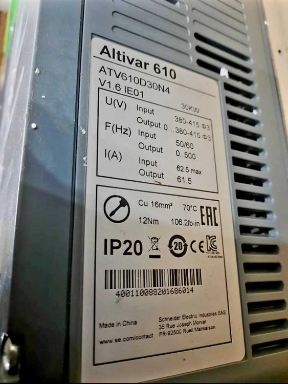 درایو اشنایدر ۳۰ کیلووات