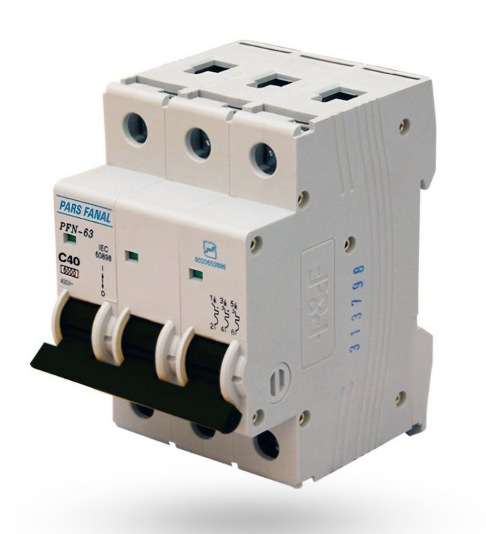 فیوز مینیاتوری سه فاز پارس فانال 40 آمپر
