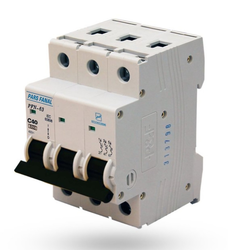 فیوز مینیاتوری سه فاز پارس فانال 40 آمپر