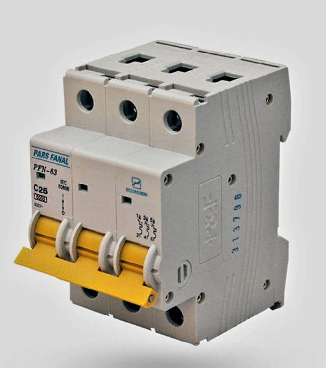 فیوز مینیاتوری سه فاز پارس فانال ۲۵ آمپر