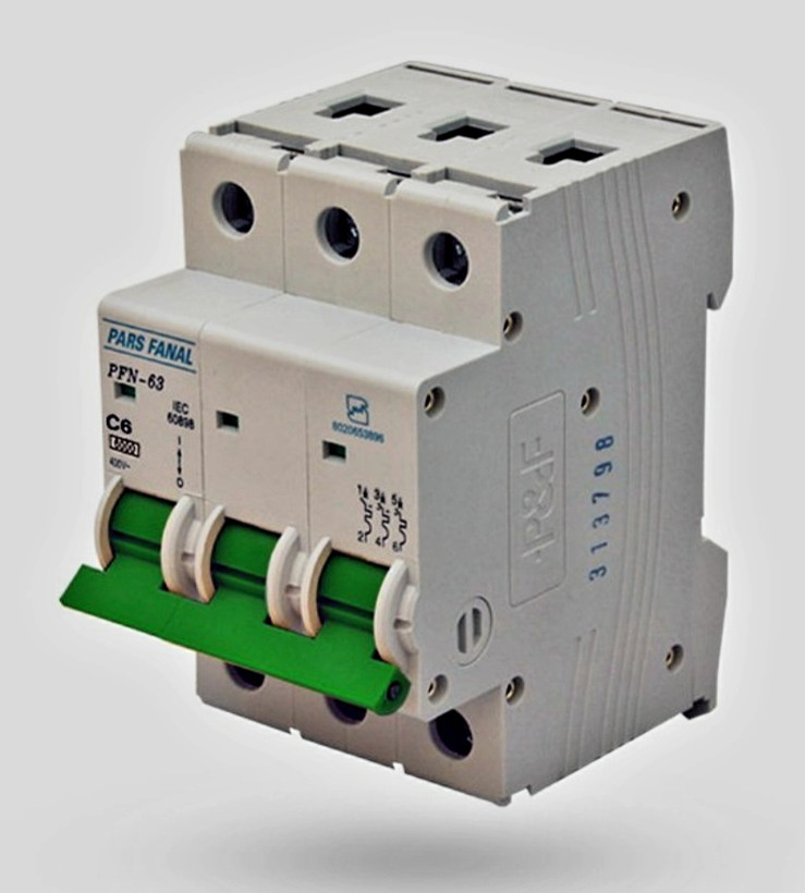 فیوز مینیاتوری سه فاز پارس فانال ۶ آمپر