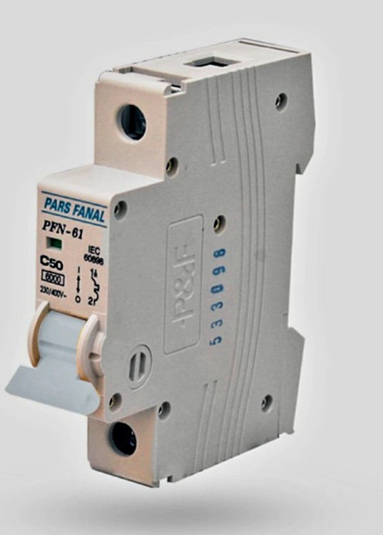 فیوز مینیاتوری تکفاز پارس فانال ۵۰ آمپر