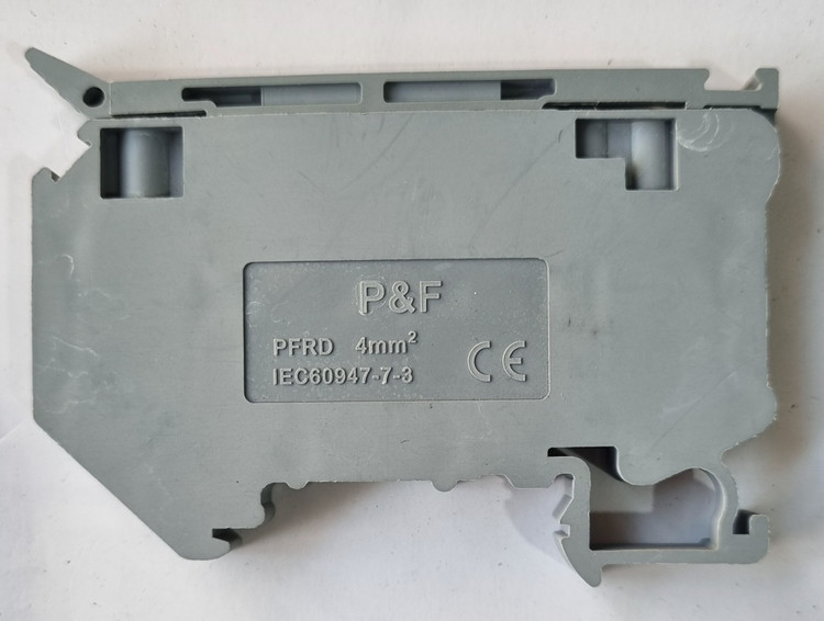 ترمینال ریلی پیچی فیوزی چراغدار پارس فانال سایز 4 مدل PFRDL(110/220VAC-DC)